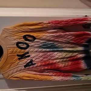 Mens Akoo Tye Dye Sweater